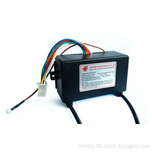 Electric spark igniter for gas fired infrared burners automatic ignition